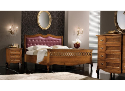 Bedroom Bed Bedside table Double bed Upholstery Beds Set Group Suite 3pcs.