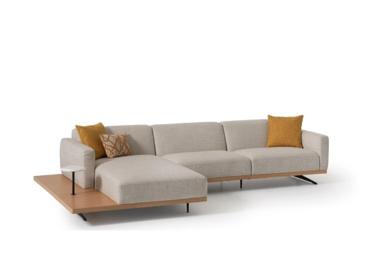 Living landscape Corner suite L-shape Couch Upholstery Fabric Corner sofa