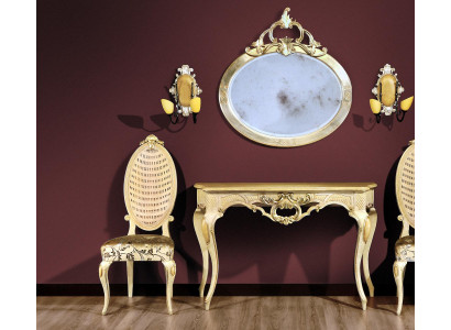 Consoles Table Chest of drawers with Mirror Luxury Class Furniture Set Style Modern 2-piece. new