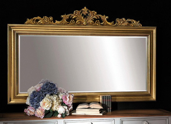 Classic r Designer Real Wood Frame XXL Mirror 184x117 Mirror - Model BV
