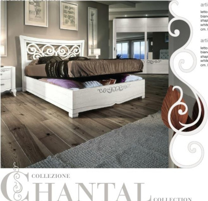 Bed frame e Double bed Bed Luxury Beds Wood Bed Frame White Design Modern new