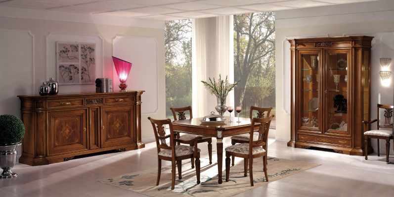 Luxury Dining table Extendable Table Wood Tables Modern Dining room Design Italy