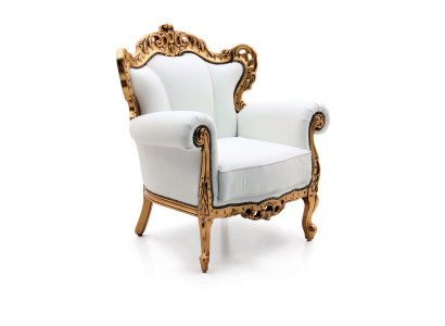 Design Luxury Classic Modern Lehn Textile Armchair 1 Seater Sofa Upholstery Sofas