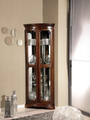 Corner Display case Chests of drawers Showcases Chests of drawers Cabinets Designer Wardrobe Baroque Rococo