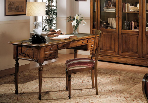 Desk Secretary Italian Furniture Table Chair Set Office 2-piece Desks
