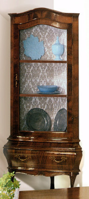 Corner Display case Chests of drawers Showcases Chests of drawers Cabinets Glass Designer Wardrobe Rococo