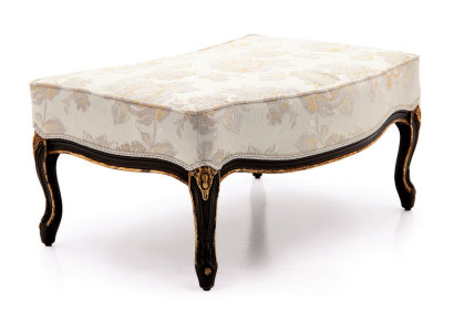 Design Stool Footstool Seat Upholstery Stool Upholstery Seat Textile Wood Style