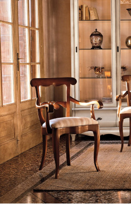 Upholstered chair armrest luxury armchair chair chairs living room dining room armchair