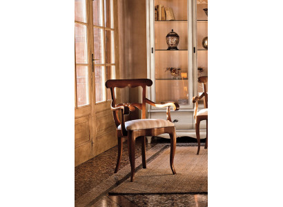 Upholstered chair armrest luxury armchair chair chairs living room dining room armchair