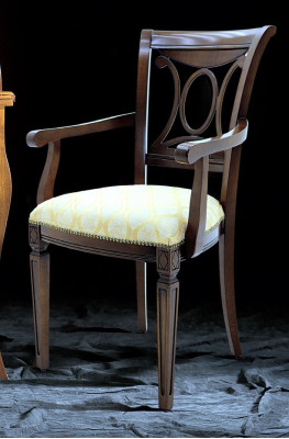 Design solid wood chair armrest chair armchair dining room living room office