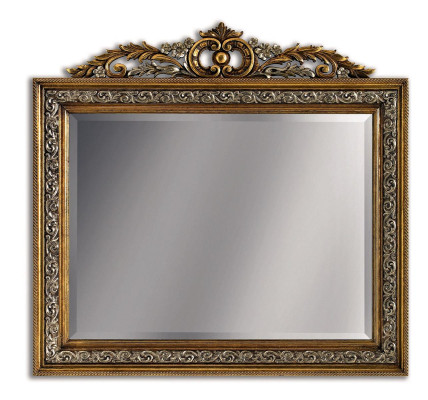 Classic r Designer Mirror Wall mirror Square Baroque Gold Model BV1579O
