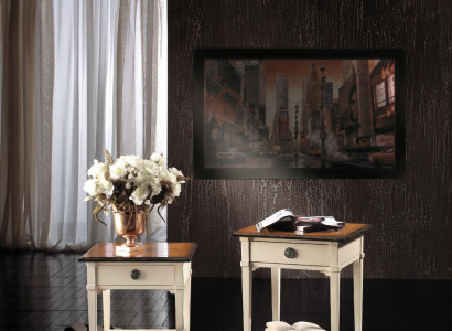 Consoles Bedside table Bedroom Side table Modern Design Furniture Wood White new