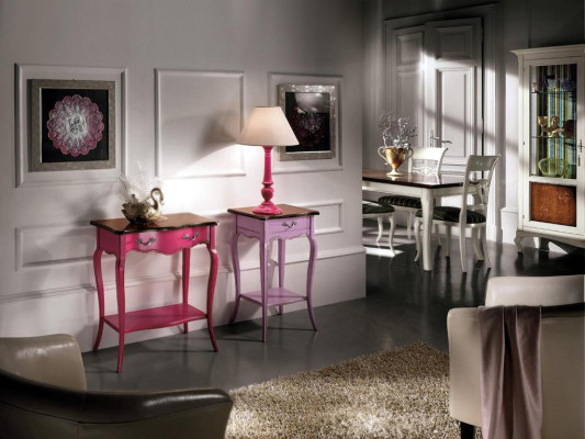 Pink Console table Console wooden console telephone table table hallway wall table new