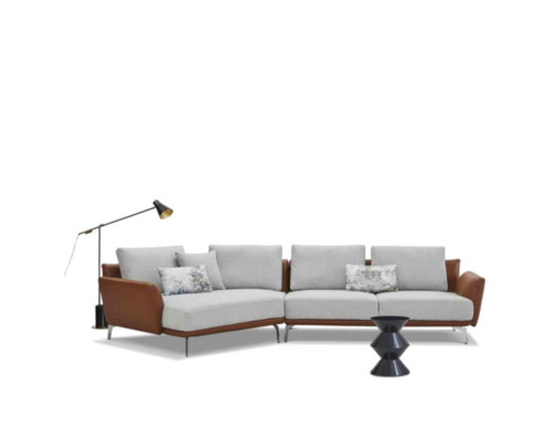Corner sofa Living landscape Sofa Couch L-shape Upholstery Couches Design Suite Leather