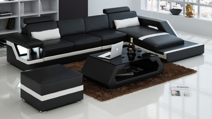 Corner sofa Sofa set Couch Corner Upholstery Stool Set Complete Armchair Sofa