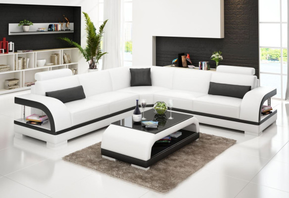 Modern Sofa Corner suite L-shape Upholstery Corner Designer Couch Seat Furniture