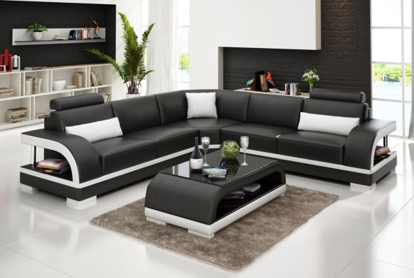 Modern Sofa Corner suite L-shape Upholstery Corner Designer Couch Seat Furniture