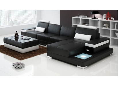 Couch Corner sofa Furniture Leather Living landscape Suite Design Modern Sofa
