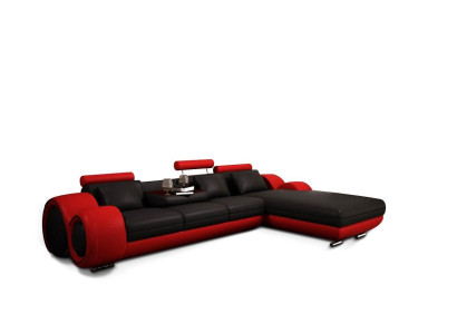 Corner sofa Sofa Couch Upholstery Living landscape Leather Corner Sofas Suite