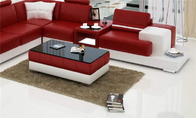 Sofa table design living room leather coffee glass couch upholstery decor side