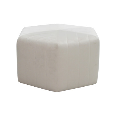 Fabric Footstool Ottoman Velvet Stool Pouf Pouf Textile