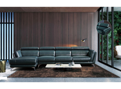 Italian Design Corner Sofa Couch Seat Upholstery Corner Suite Couches