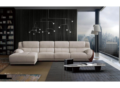 Corner Sofa Leather Upholstery Seat Corner Couch Suite Living Room Landscape