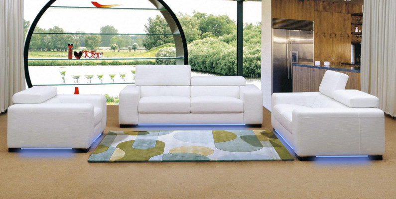 XXL Big 3 Seater (without 2+1) Sofa Couch Upholstery Couches Sofas Leather Seat