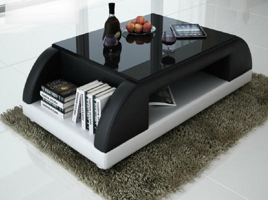 Modern Couch Upholstery Leather Table Living room Side Glass Tables Coffee