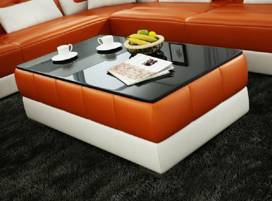Sofa table design table living room glass leather couch sofa side coffee