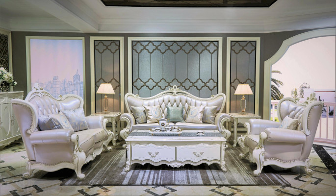 Classic Couch Set Sofa Upholstery Seat Suite 3+2+1 Sofas Couches