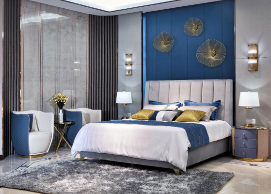 Luxurious 6 piece bedroom complex in a modern style