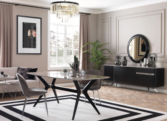 Luxury Dining room Dining table Loft Design Table Furniture Furnishings