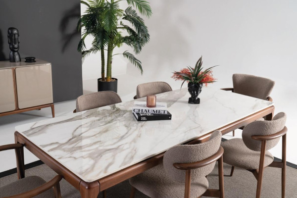 Modern Table Living room table Coffee table Coffee table Designer brown