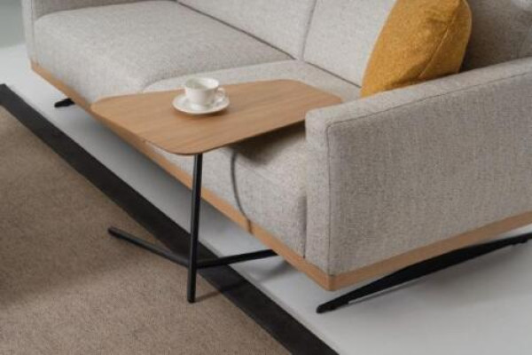 Luxury Living room Side table Modern Furniture Material Wood with Metal