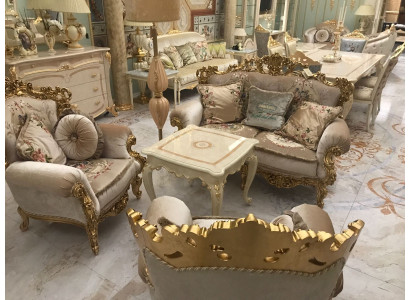 Sofa set 3+1+1 Seater Set Sofa Upholstery Couch Textile Relax Living room set new