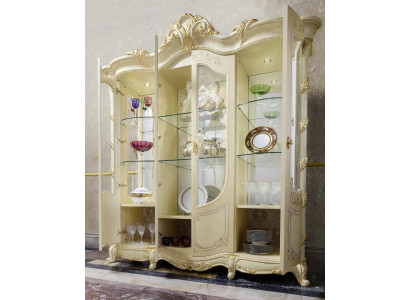 Showcases Living room Cabinets Sideboard Wood new Luxury Display case Wardrobe Classic