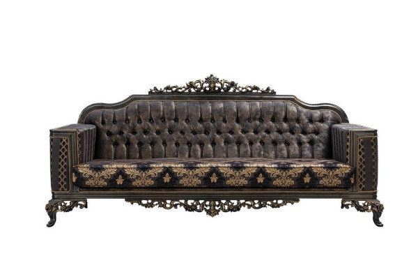 Luxury Chesterfield Sofa set 3+1 Seater Classic Sofa Baroque Upholstery Seat