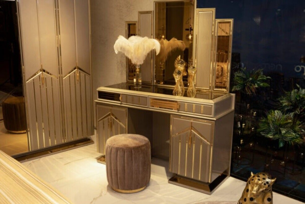 Design Furniture Luxury Lowboard Chest of drawers Wood Set new Dressing table Mirror Consoles