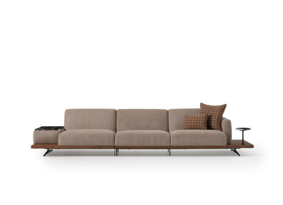 Luxury sofa set sofas 4+3+1 seat armchair 2x coffee table 4 pieces