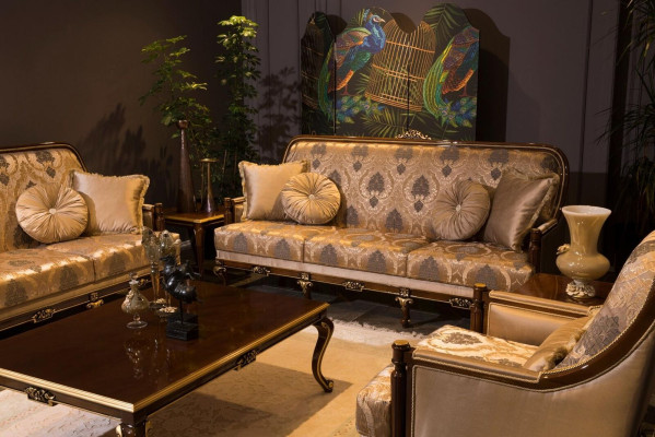 Luxury Coffee table Brown Coffee tables Living room Wood Table Furniture