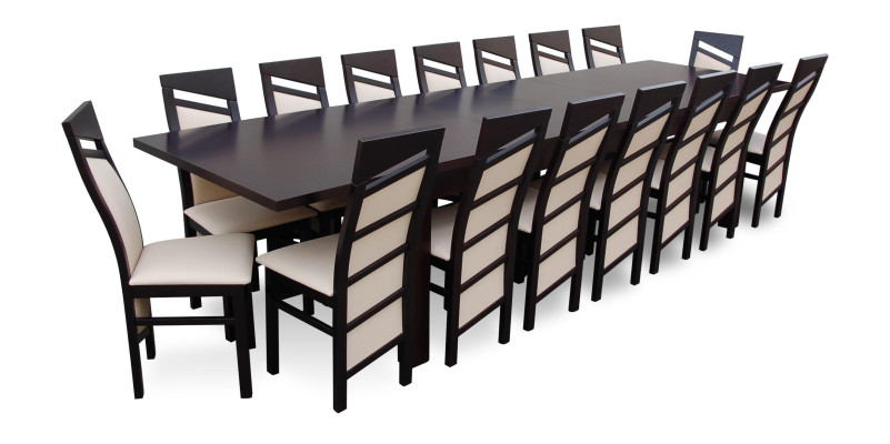 Complete Set Dining table Chair 12x Chairs Dining room Ess Group Wood Tables 13pcs