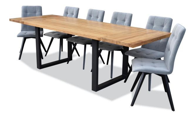 Dining table 6x Chairs Classic Suite Dining room 7-piece set Rectangular Table Chair