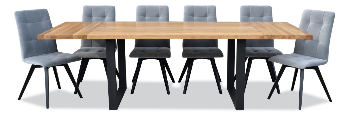 Dining table 6x Chairs Classic Suite Dining room 7-piece set Rectangular Table Chair