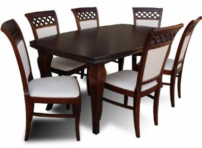 Dining table + 6 Chairs Dining room Set Dining set Classic r Table Tables