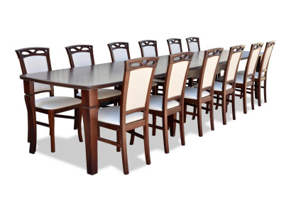 Dining table 12 x Chairs Dining room Set Dining set Modern Chairs Table Tables 13 pieces.