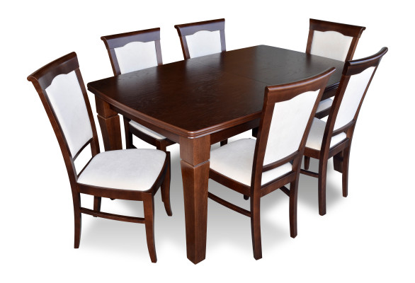 Designer Table + 6 Chair Set Sets Complete Living room Dining room