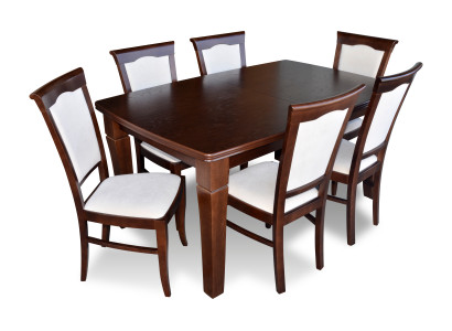 Designer Table + 6 Chair Set Sets Complete Living room Dining room