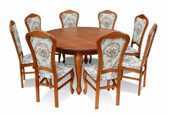 Dining table & 8x Chairs Dining room Set Dining set Classic r Table Chair Tables