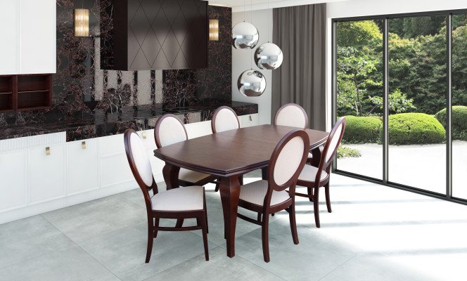Dining table 6 Chairs Seating set Table Chair Set Dining room Sets